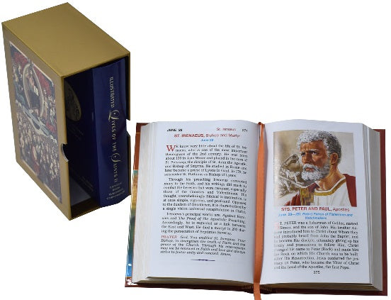 ILLUSTRATED LIVES of SAINTS Hardcover Boxed Set – Universal Church ...