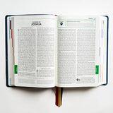 BIBLE RSV Catholic Great Adventure LEATHER Blue - SECOND EDITION