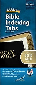 BIBLE Tabbies GOLD Solid 80