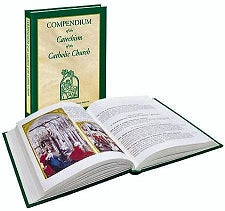 COMPENDIUM of the CATECHISM of the CATHOLIC CHURCH Green HARDCOVER