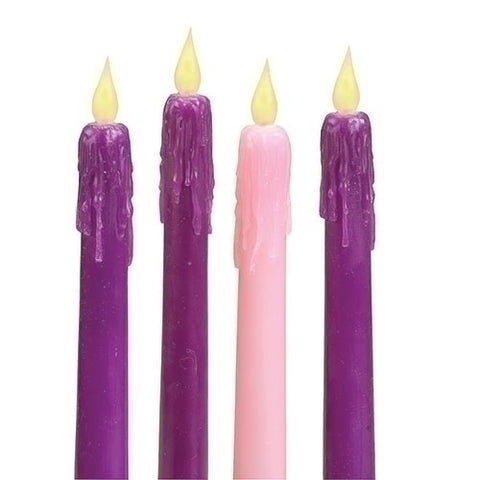 Battery Advent Candle Set 10¾''