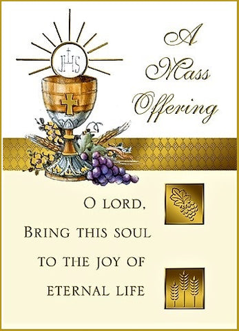 REPOSE Bring This Soul Mass Card