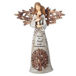Tree of Life Angel with Cross 9"