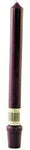 100% BEESWAX CANDLE Advent Taper -  9'' x 3/4'' - Violet