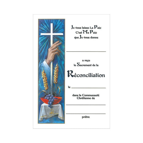 Reconciliation Certificate (French)