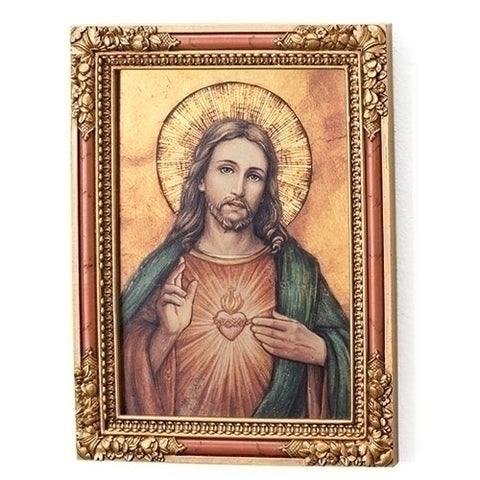 Sacred Heart Icon Wall Plaque