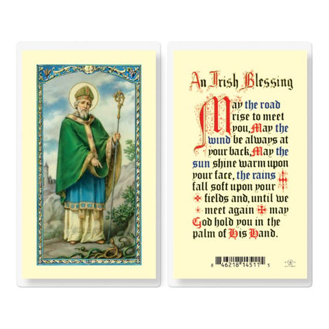 St Patrick Holy Card An Irish Blessing