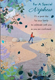 For a Special Nephew - Confirmation Card