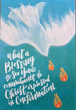 What a Blessing - Confirmation Card