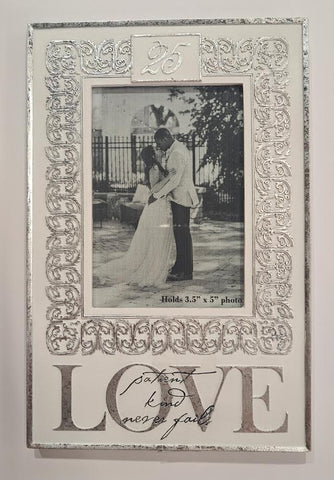 LOVE 25TH ANNIVERSARY FRAME