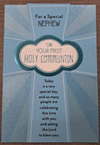 For a Special Nephew On Your First Holy Communion - Card
