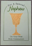 For A Special Nephew On Your First Holy Communion - Card