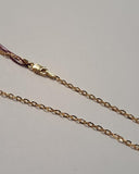20" Gold Plated Sterling Silver Diamond Cut Cable Chain