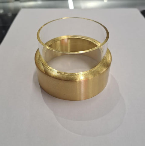 FLAME PROTECTOR 3" BRASS Satin Finish