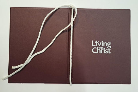 Living with Christ Burgundy Leatherette COVER