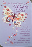 As You Are Confirmed, Daughter - Confirmation Card