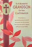 To a Wonderful Grandson On Your Confirmation - Confirmation Card
