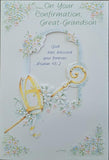 On Your Confirmation, Great Grandson - Confirmation Card