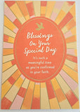 Blessings On Your Special Day - Confirmation Card