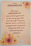 For Your Confirmation Having a Granddaughter - Confirmation Card