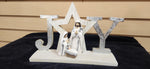 JOY W/ HOLY FAMILY NATIVITY 10 1/2"