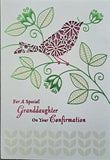 For a Special Granddaughter - Confirmation Card