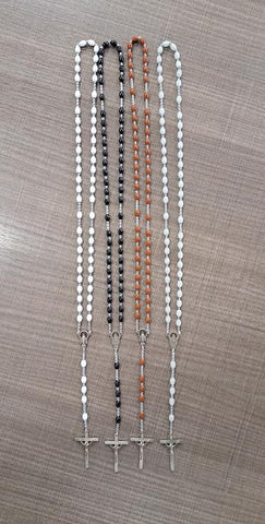 ROSARY - BLACK, BROWN, WHITE, LUMINOUS