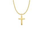 GOLD FILLED CROSS W/18" CHAIN