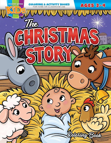 Christmas Story Coloring and Activity Book Ages 2-4