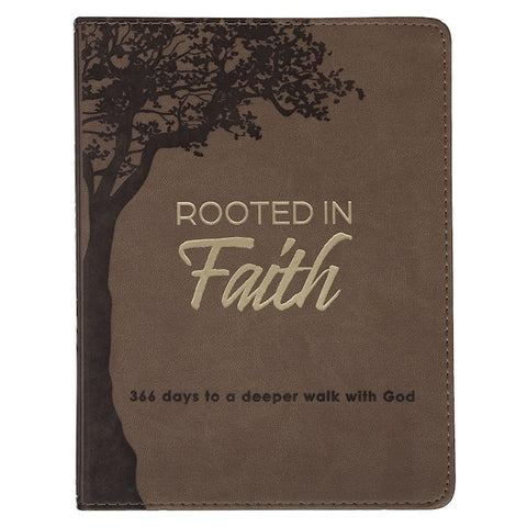 Devotional-Rooted in Faith Faux Leather