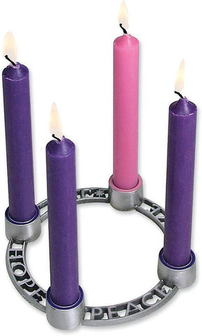 ADVENT WREATH MINI PEACE, LOVE, JOY