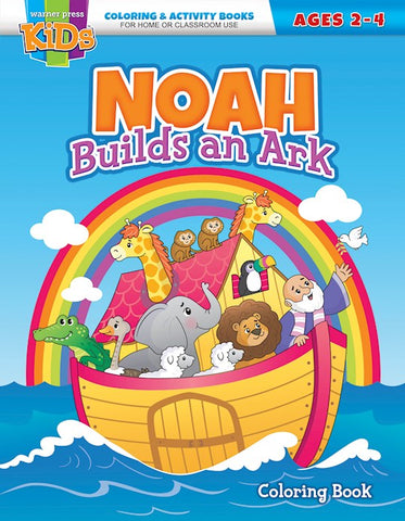 Noah Builds An Ark Coloring & Activity Book (Ages 2-4)
