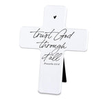 Tabletop Cross Trust God Through It All