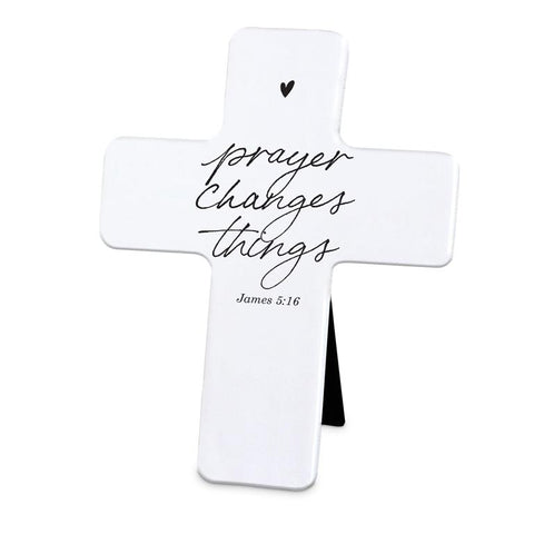 Tabletop Cross Prayer Changes Things