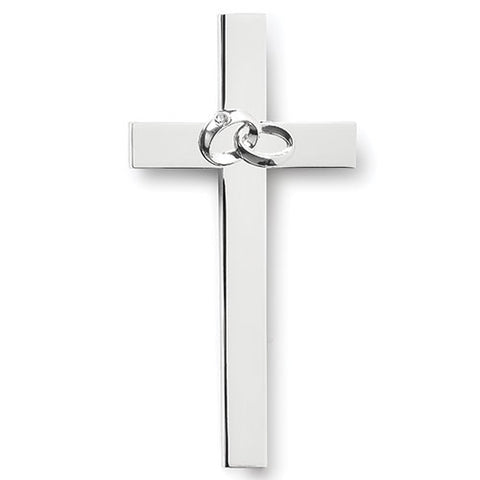 WEDDING RING CROSS 4.75"H