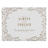 WEDDING GUEST BOOK - Always and Forever