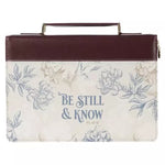 BIBLE COVER - BE STILL & KNOW