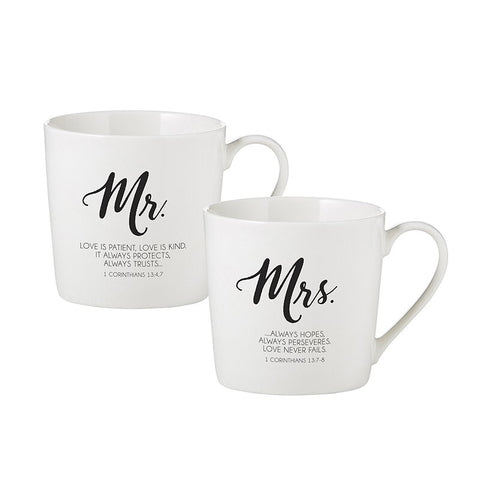 MUG SET - MR. & MRS.