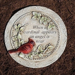 10.25"H CARDINAL MEMORIAL STEPPING STONE