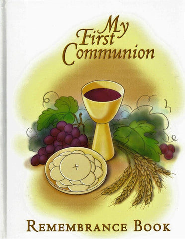 MY FIRST COMMUNION Remembrance Book