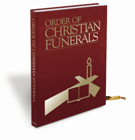 ORDER of CHRISTIAN FUNERAL HARDCOVER Burgundy