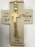 FABRIC CROSS FIRST COMMUNION