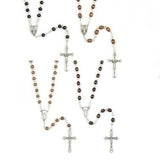 ASSORTED WOOD ROSARY