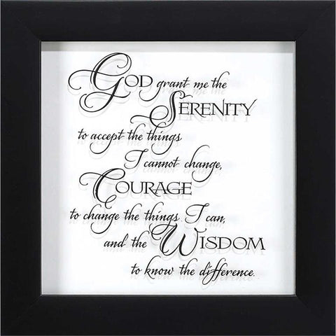 WALL ART SERENITY PRAYER