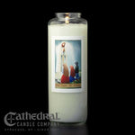 Glass 6 DAY Our Lady of Fatima Candle