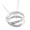 Lord's Prayer Mobius Necklace