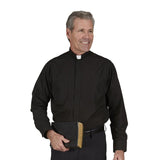 CLERGY SHIRT LONG SLEEVE BLACK 18-34/35 #234