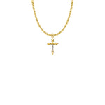 GF CROSS PENDANT WITH SS CRUCIFIX