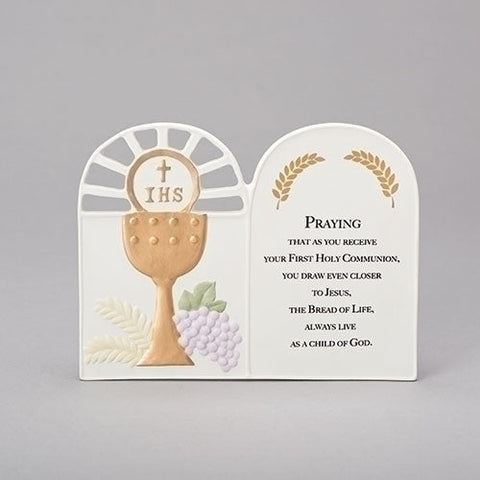 Chalice First Communion Plaque