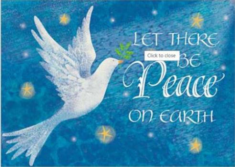 BOXED CHRISTMAS CARDS- DOVE/PEACE